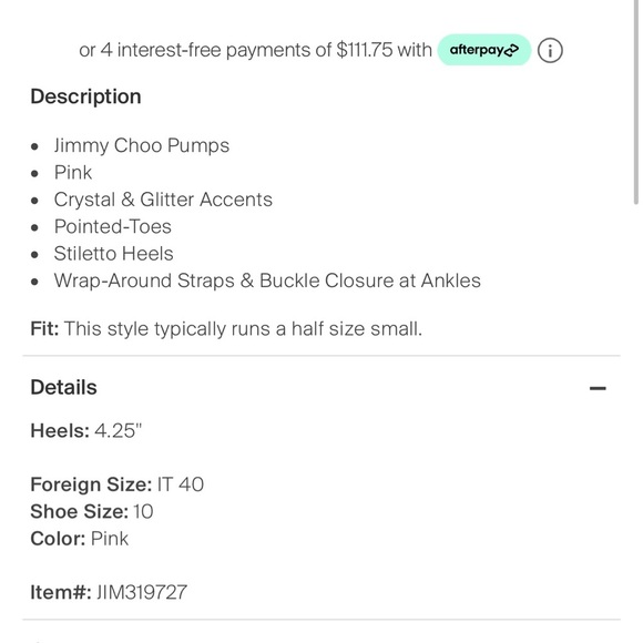 Jimmy Choo Saeda Pump in Glitter Pink size 10 / 40 - Picture 2 of 8